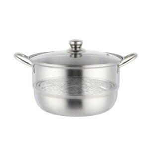 Couscoussier en Acier Inoxydable à 2 Niveaux – Image 2