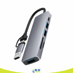 Câble Airsky HC-14 USB-C Hub multifonction avec support – Image 1