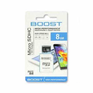Carte mémoire Boost microSD 8 Go – Image 1