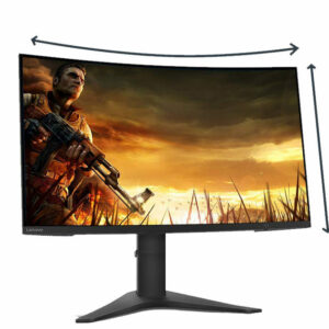 Écran de bureau LED Lenovo 24″ incurvé G24 – Image 1